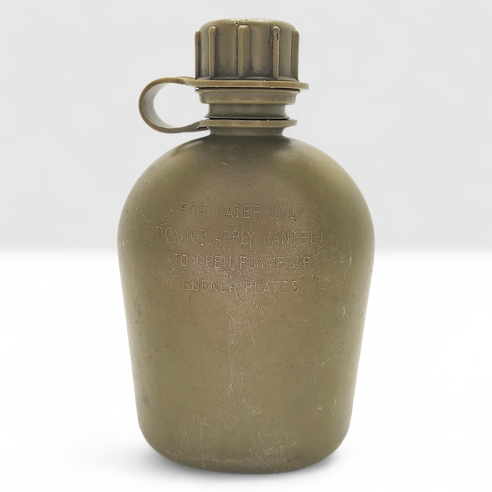 Original 1963 Vietnam War US Army Military Model 1961 Green Canteen USA 1 Quart